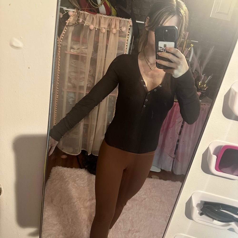 💕 brown Garage long-sleeve - Picture 2 of 3
